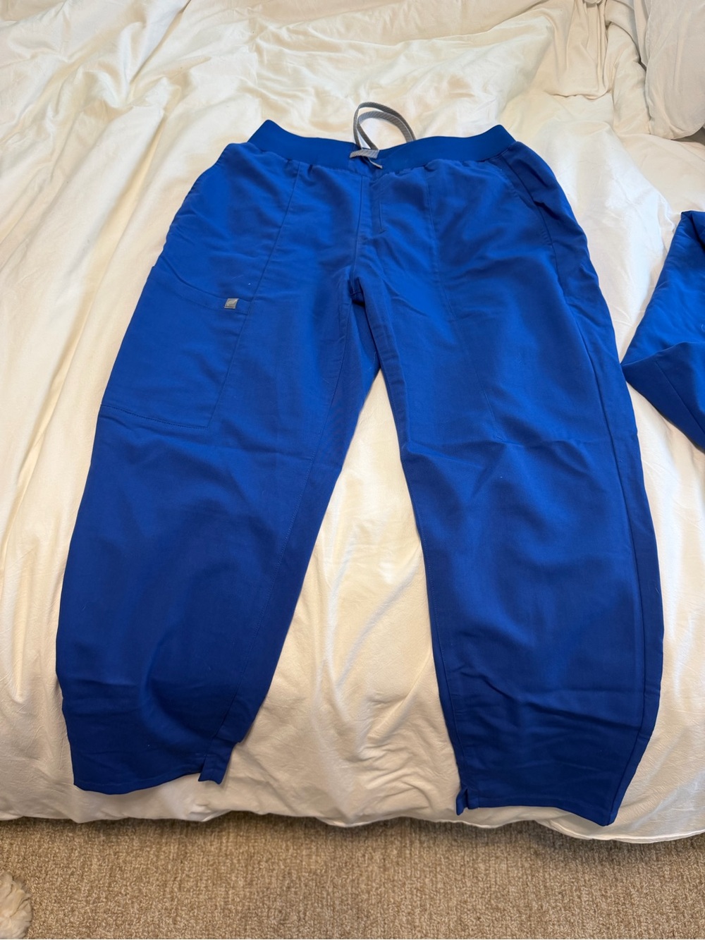 Fabletics Women's Bold Blue Scrub Set